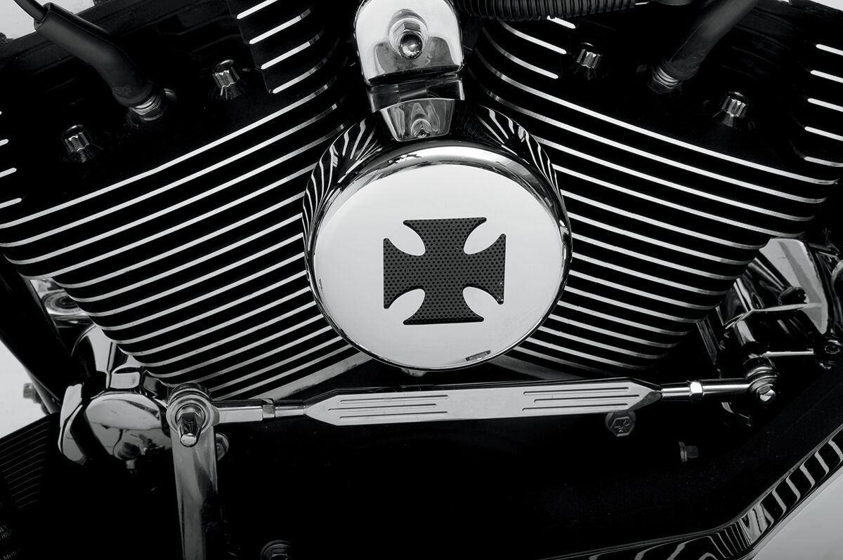 Drag Specialties Cover Horn Cross Chrome Cover Horn 91-19 Cross