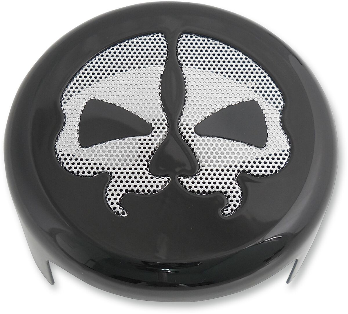 Drag Specialties Cover Horn Skull Black Cover Horn Sp Skl Blk