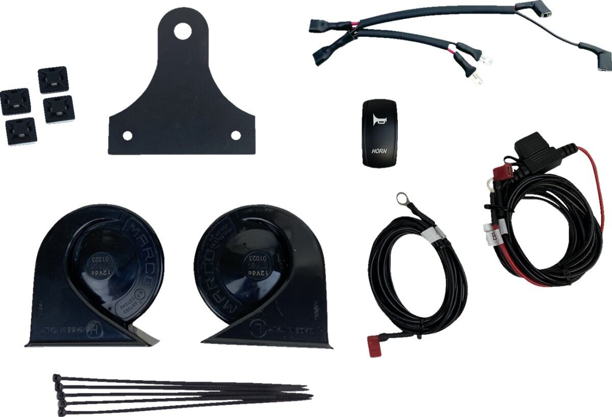Custom Dynamics Horn Kit Dual W/Swtch 109Db Electromagnetic Horn Kit D