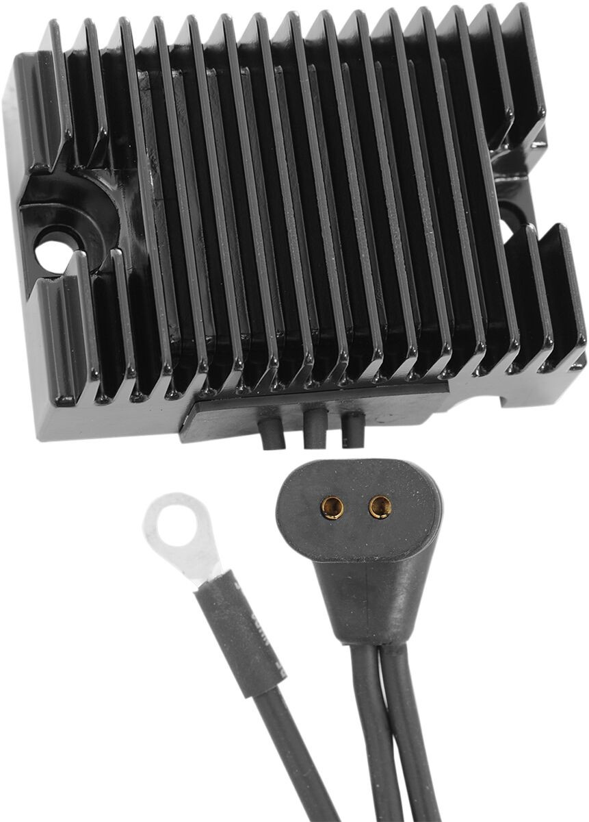 Drag Specialties Solid-State Regulator Black Regulator Bt 76-80 Blk