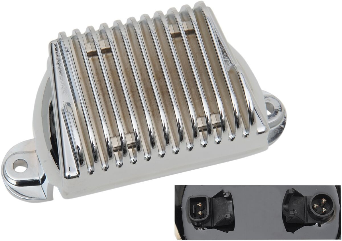 Drag Specialties Solid-State Regulator Chrome Regulator 09-16 Fl Chr