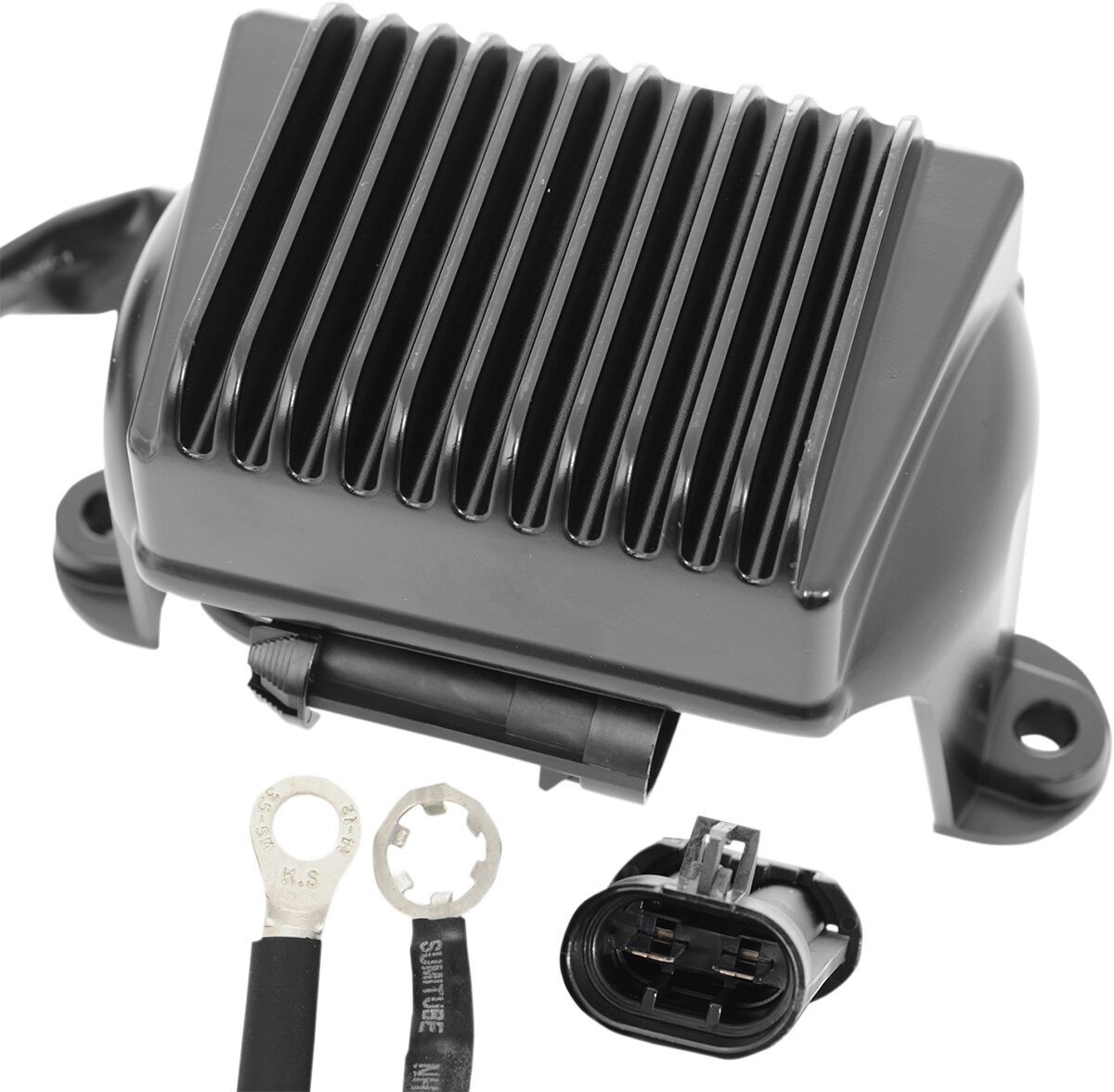 Drag Specialties Solid-State Regulator Black Regulator Fl 02-03 Blk