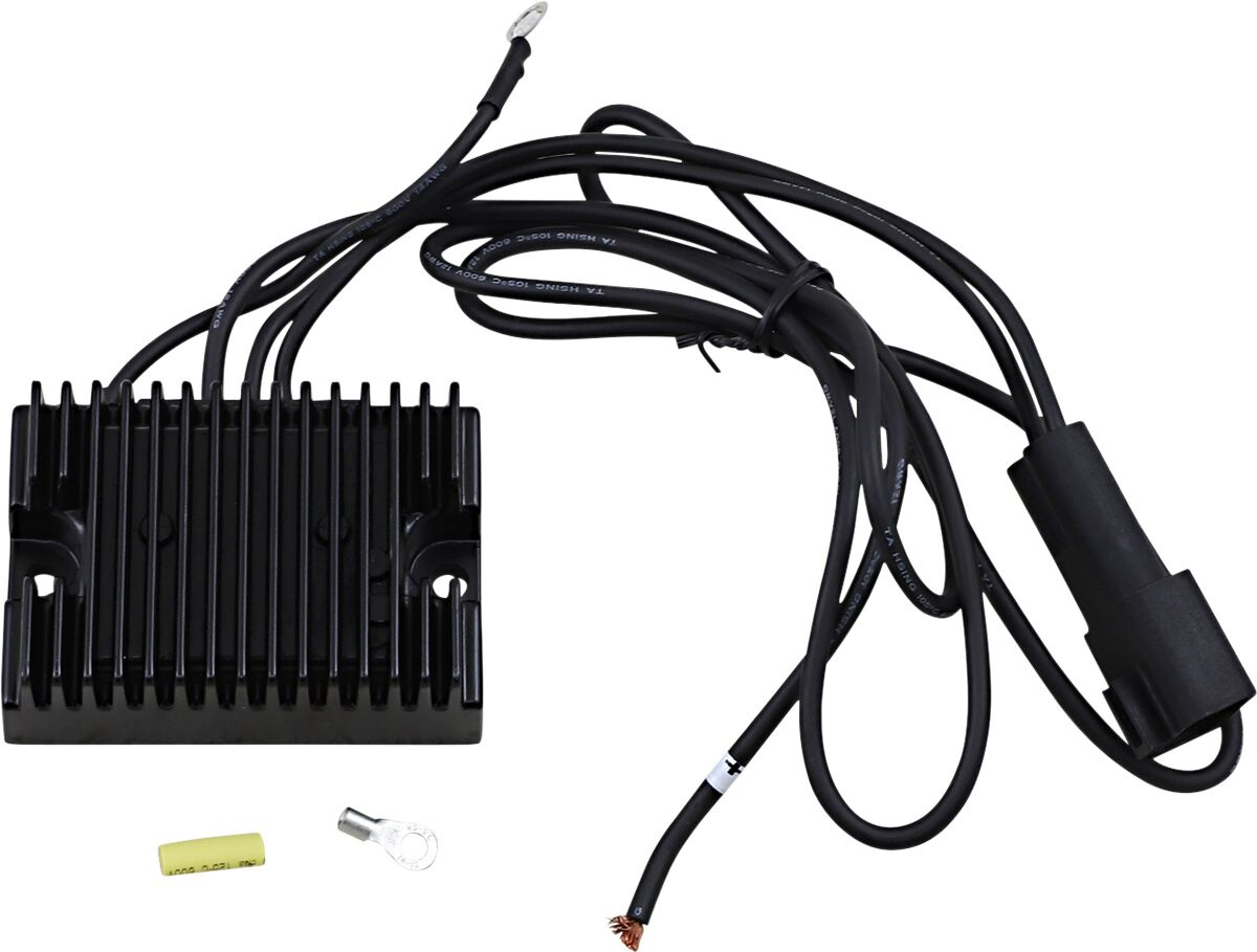 Drag Specialties Solid-State Regulator Black Regulator Fx/Flst 00 Blk