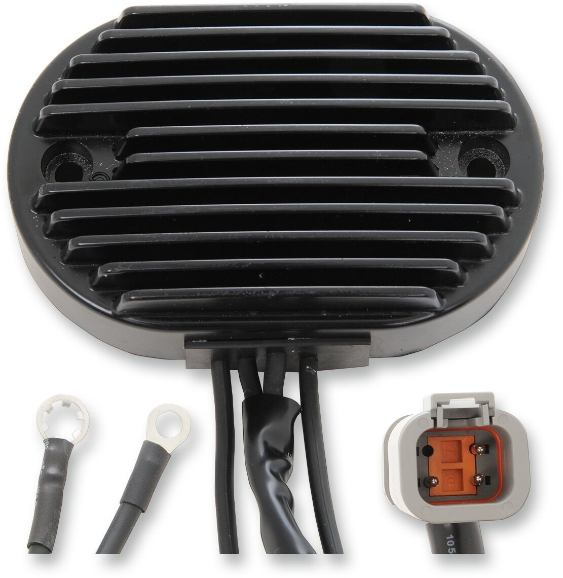 Drag Specialties Solid-State Regulator Black Regulator Fx/Flst 01-6 Bk