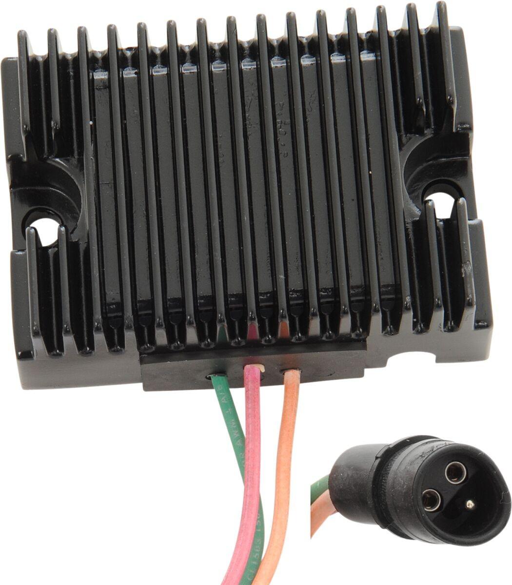 Drag Specialties Solid-State Regulator Black Regulator Xl 78-81 Blk