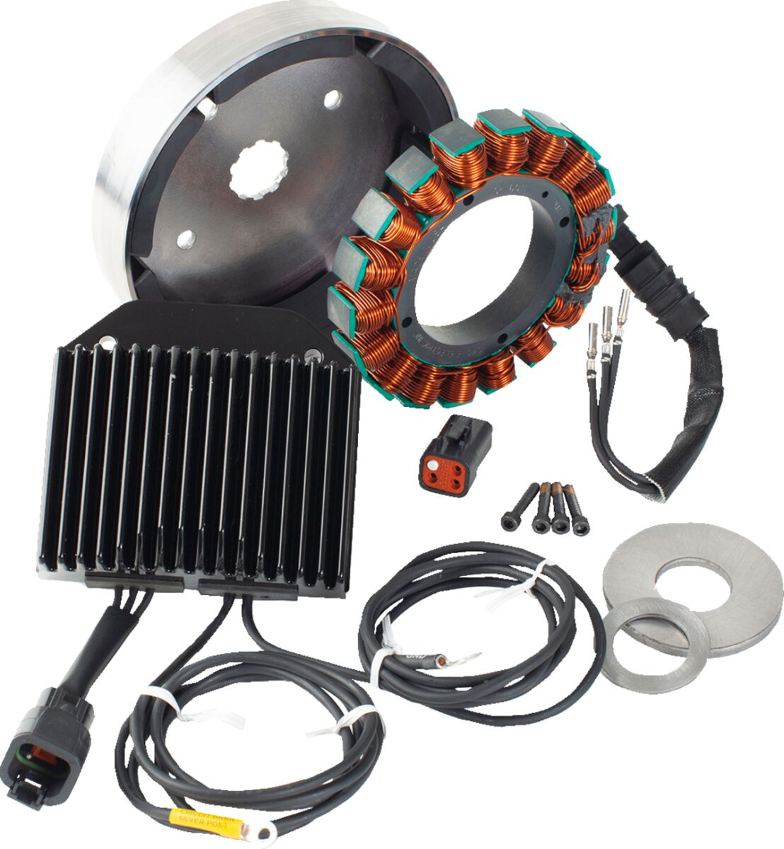 Cycle Electric Inc Alternator Kit 38A Charge Kit - Fxst 85-99 & Fxd