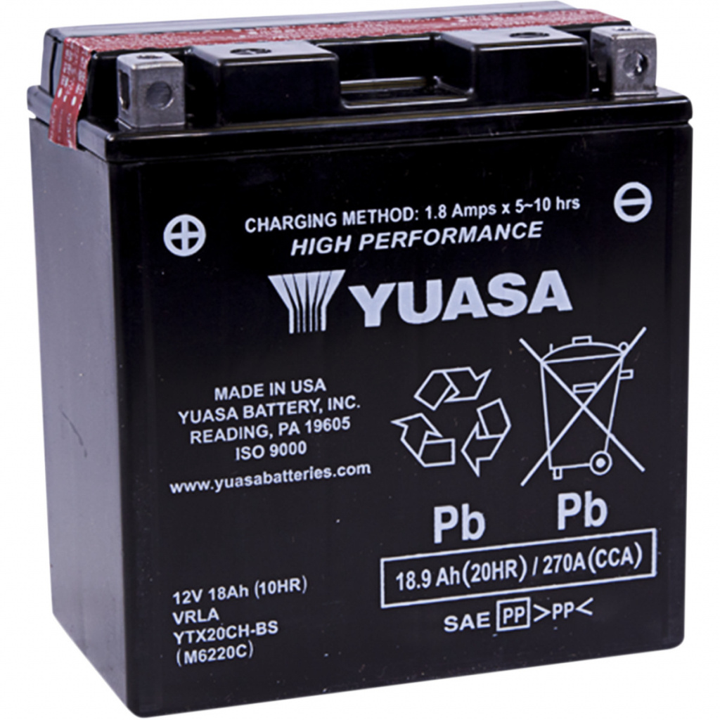 Yuasa Battery Ytx 12V 150 Mm X 86 Mm X 160,02 Mm Lead Acid Maintenance
