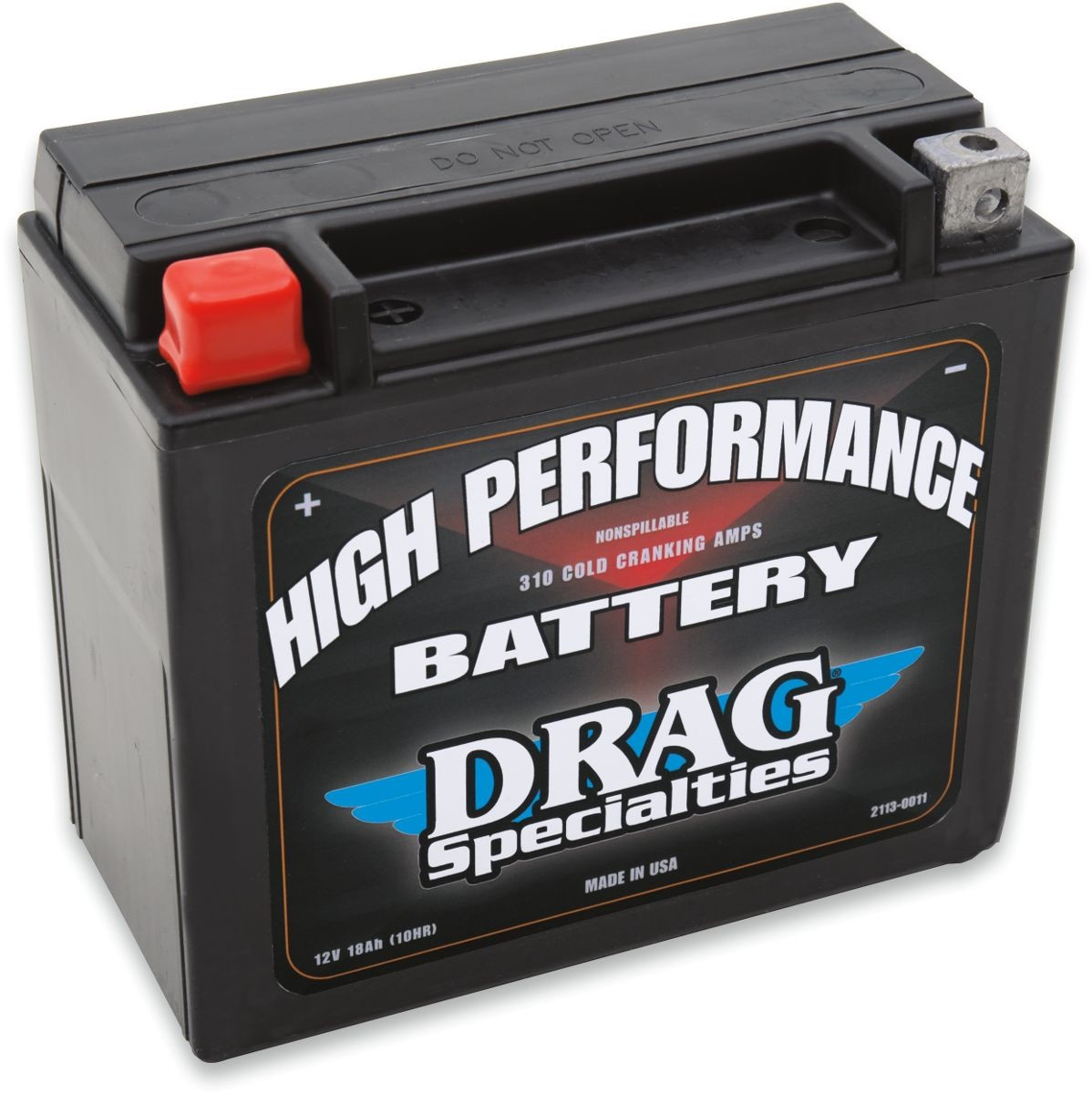 Drag Specialties Batteries Battery High Performance Agm 12V Lead Acid