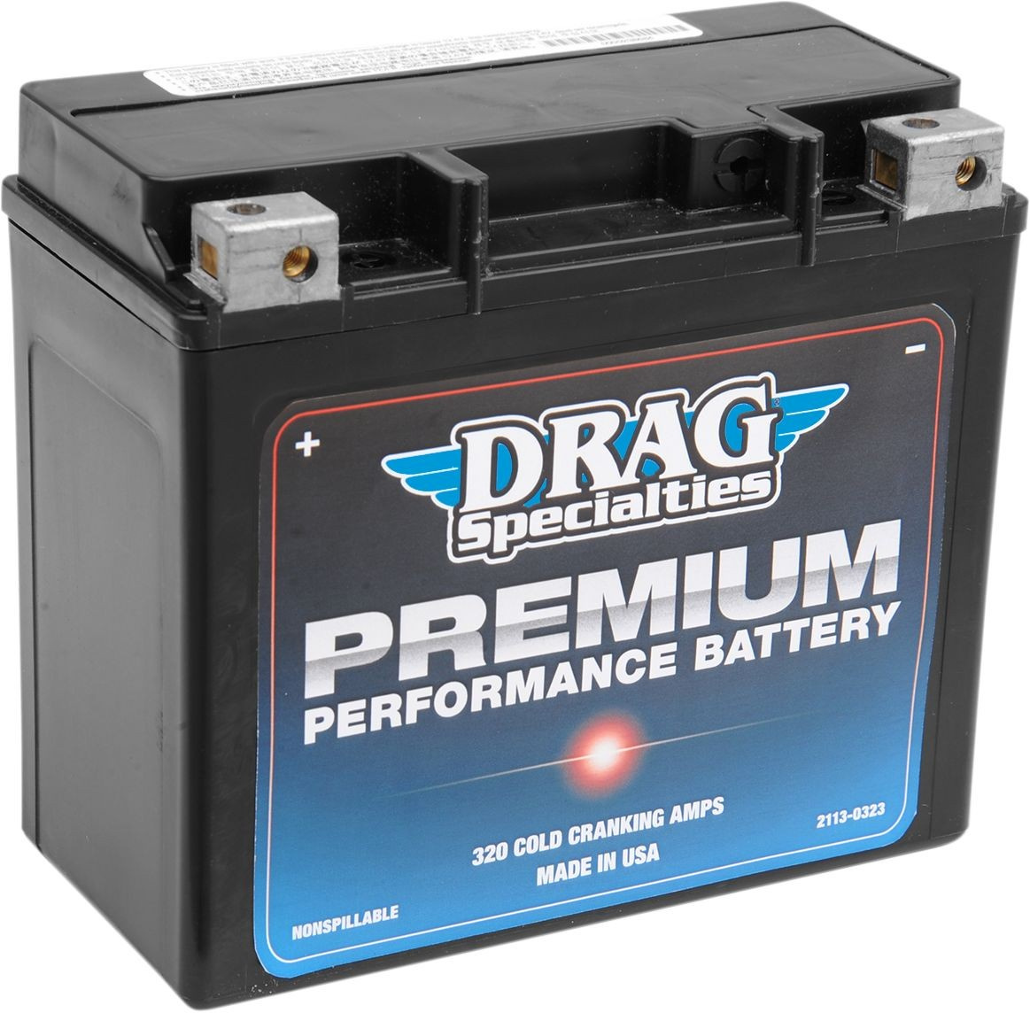 Drag Specialties Batteries Battery Premium (Gyz) 12V Lead Acid Replace