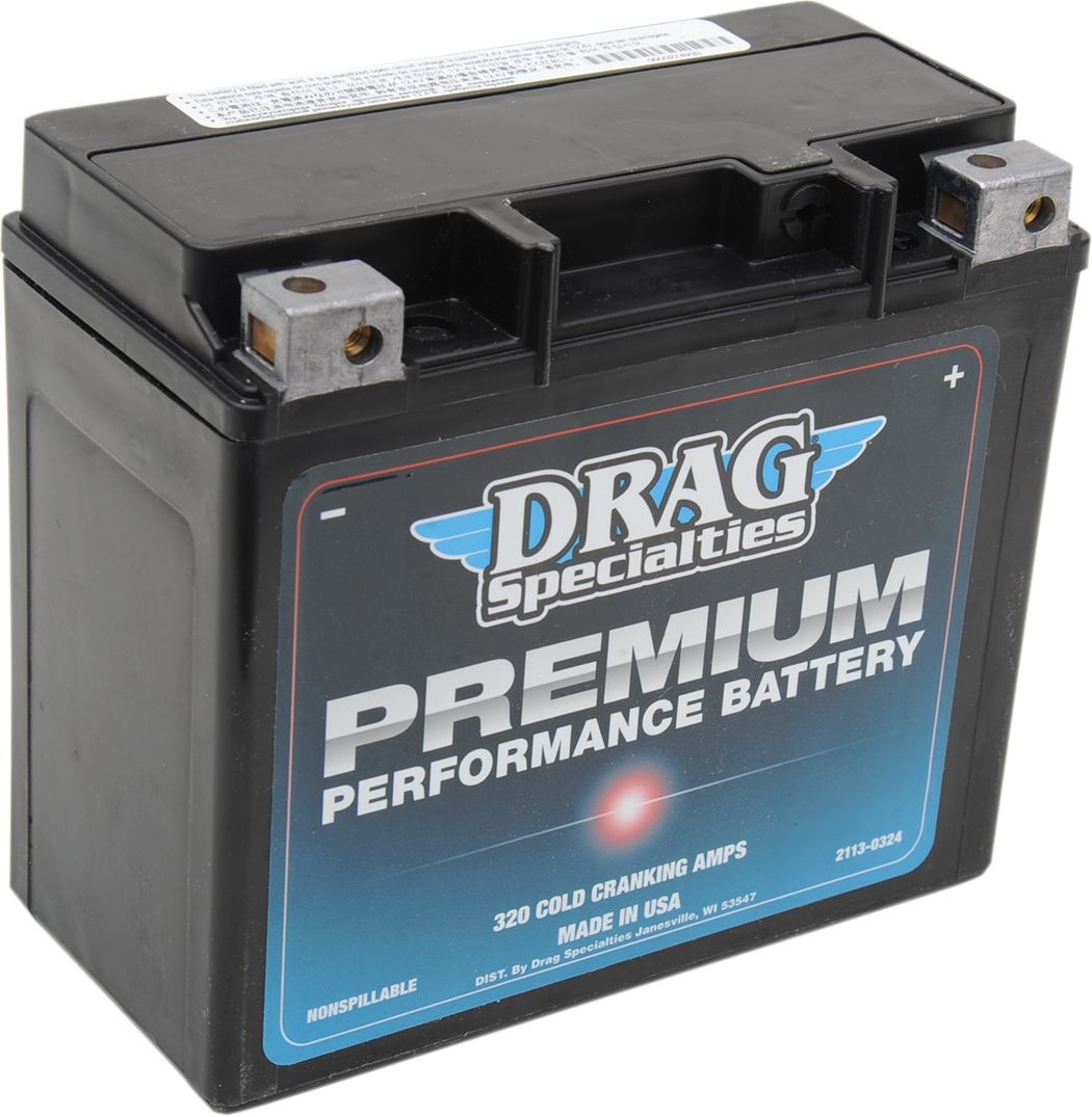 Drag Specialties Batteries Battery Premium (Gyz) 12V Lead Acid Replace