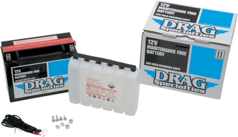 Drag Specialties Batteries Battery High Performance Agm 12V Lead Acid