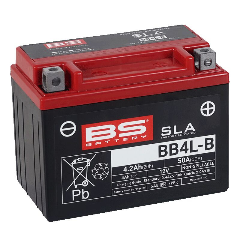 Bs Battery Battery Bb4L-B Sla 12V 50 A Battery Bs Bb4L-B Sla