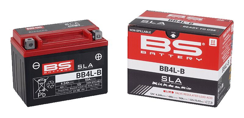 Bs Battery Battery Bb4L-B Sla 12V 50 A Battery Bs Bb4L-B Sla