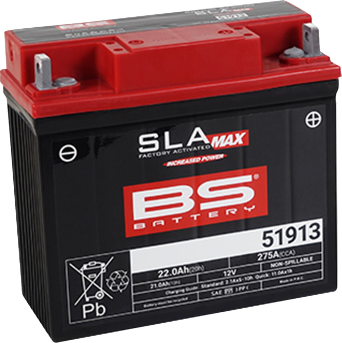 Bs Battery Battery 51913 Sla Max 12 V 170 A Battery Bs 51913 Sla-Max