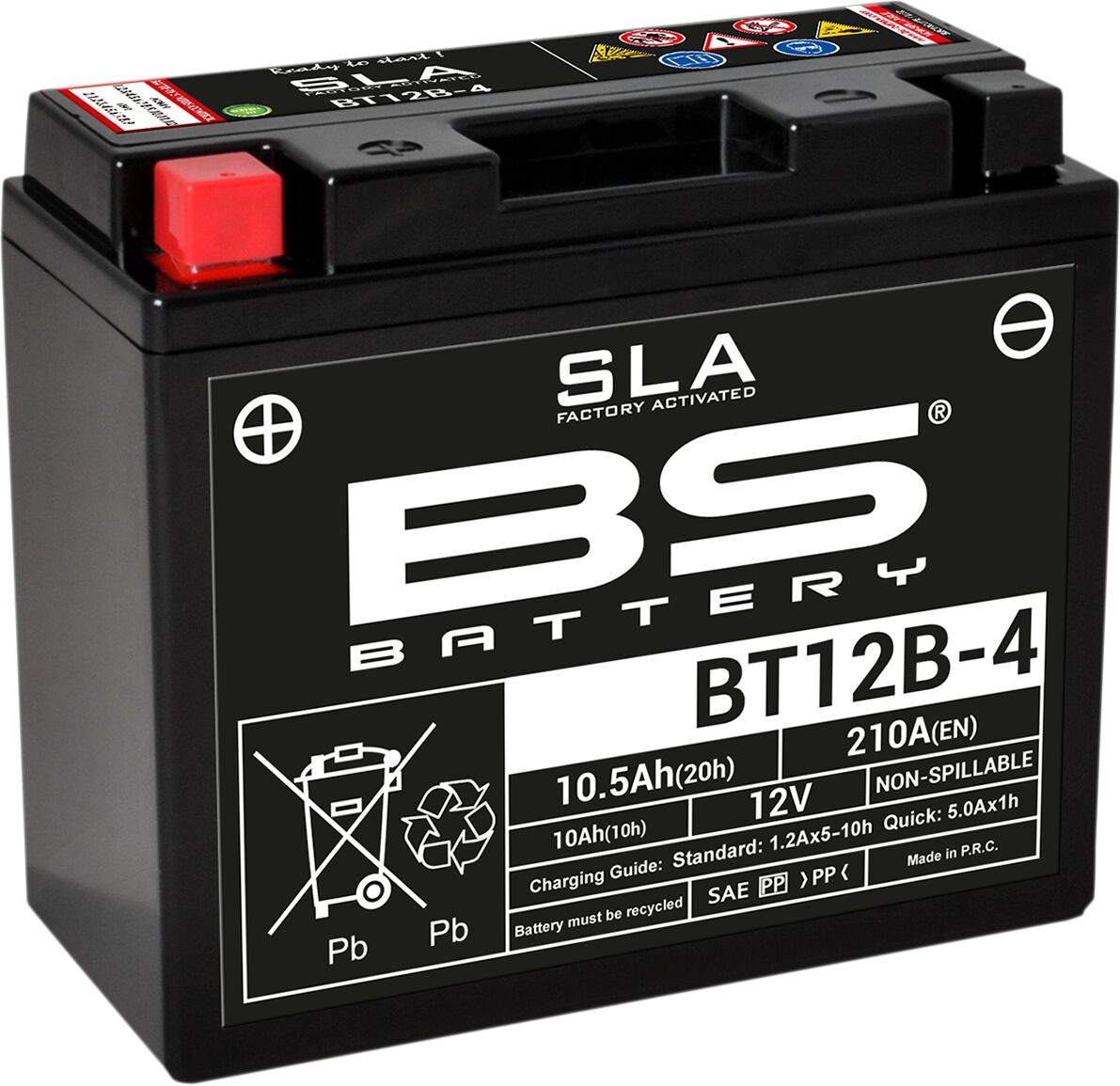 Bs Battery Battery Bt12B-4 Sla 12V 210 A Battery Bs Bt12B-4 Sla