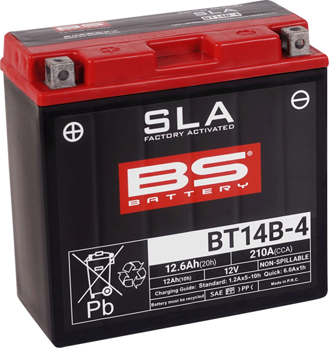 Bs Battery Battery Bt14B-4 Sla 12V 210 A Battery Bs Bt14B-4 Sla
