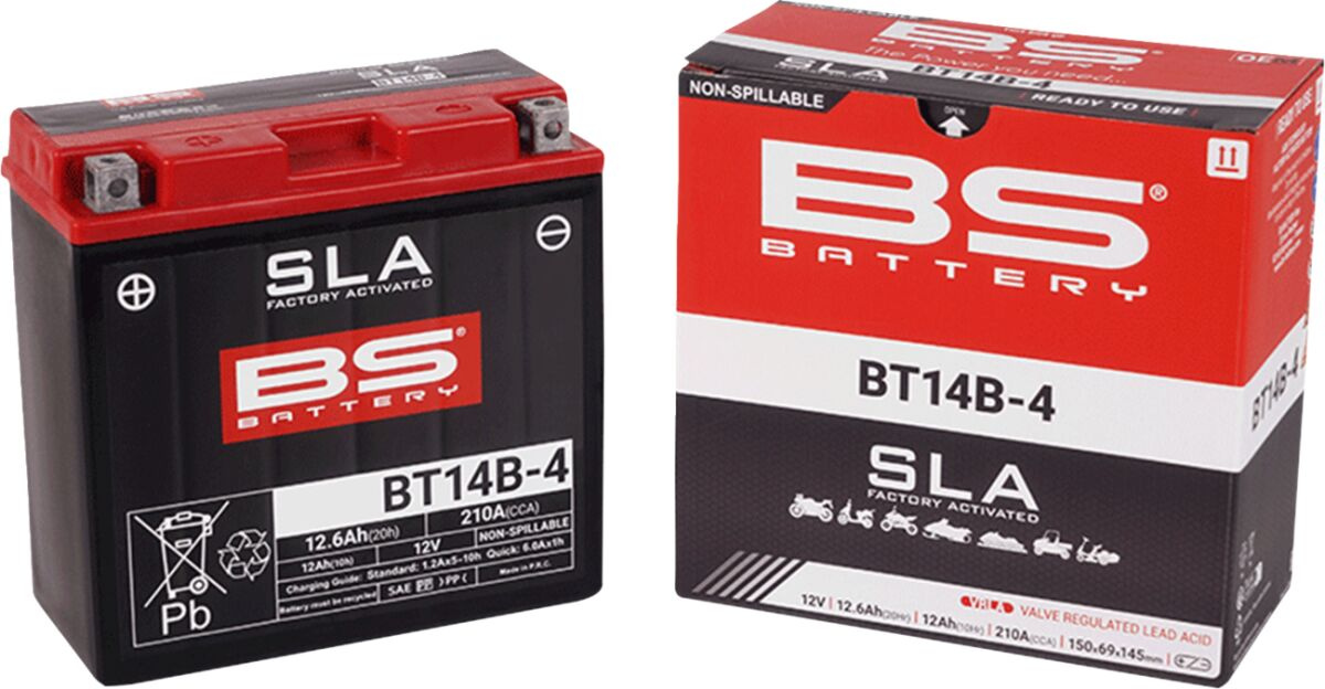 Bs Battery Battery Bt14B-4 Sla 12V 210 A Battery Bs Bt14B-4 Sla