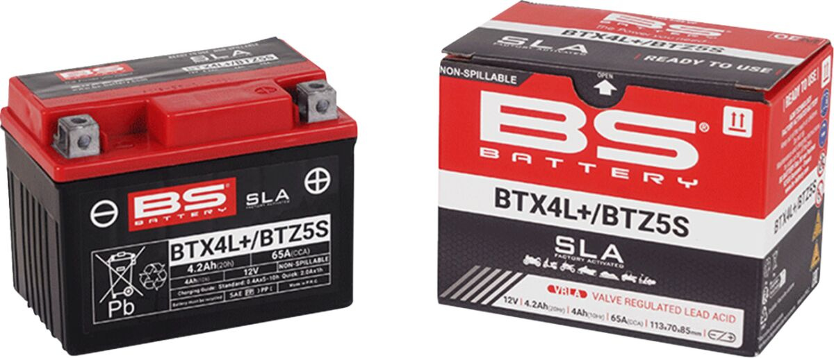 Bs Battery Battery Btx4L Sla 12V 50 A Battery Bs Btx4L/Btz5S Sla