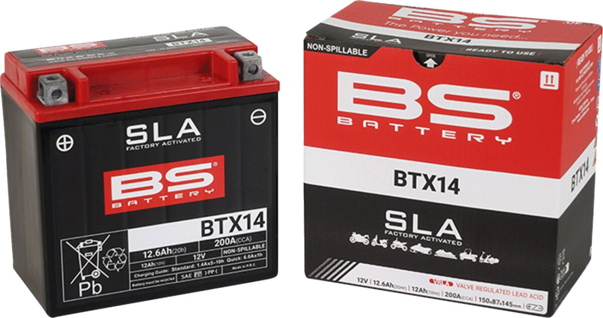 Bs Battery Battery Btx14 Sla 12V 200 A Battery Bs Btx14 Sla