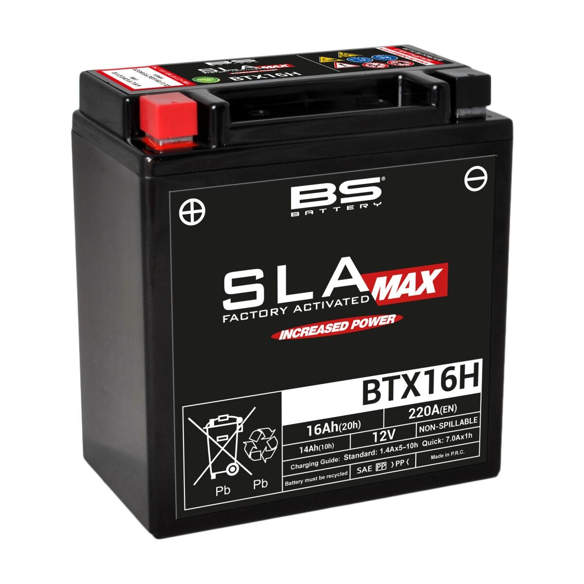 Bs Battery Battery Bs Btx16H Sla-Max Battery Bs Btx16H Sla-Max