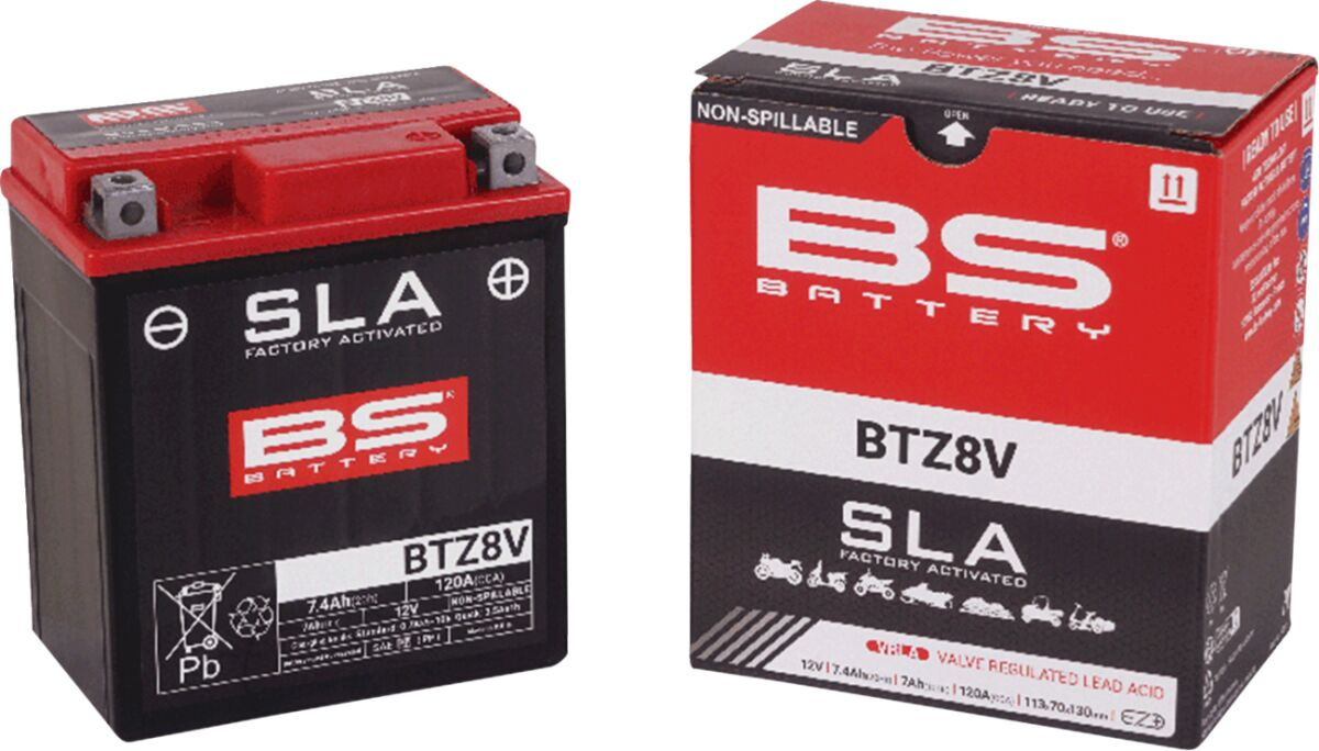 Bs Battery  Battery Btz8V Sla