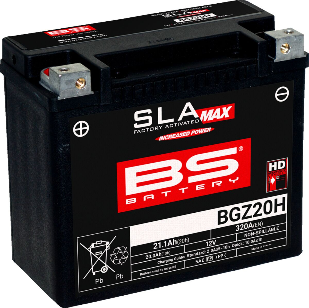Bs Battery Battery Bs Bgz20H Sla Max Battery Bs Bgz20H Sla-Max