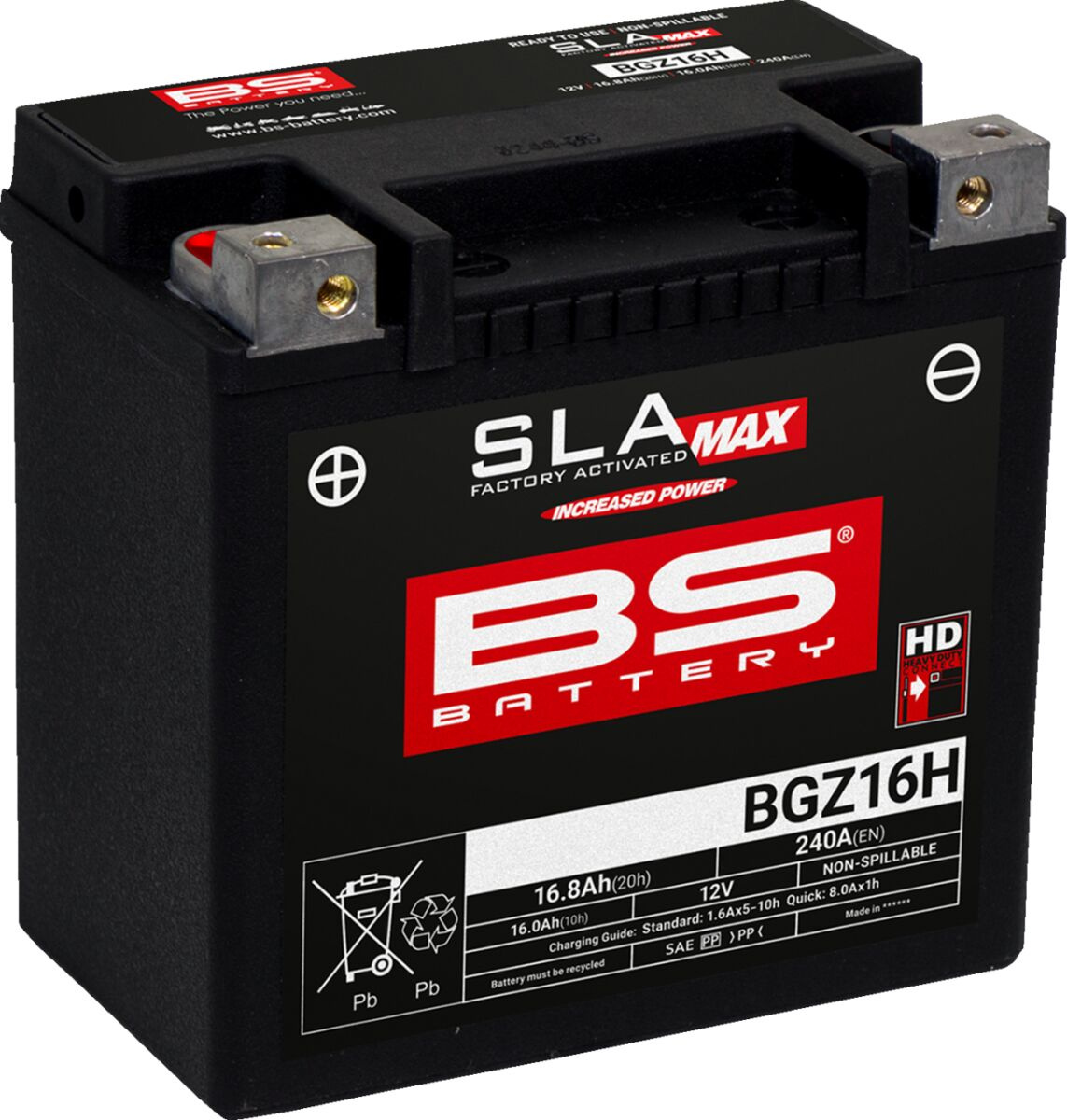 Bs Battery Battery Bs Bgz16H Sla Max Battery Bs Bgz16H Sla-Max