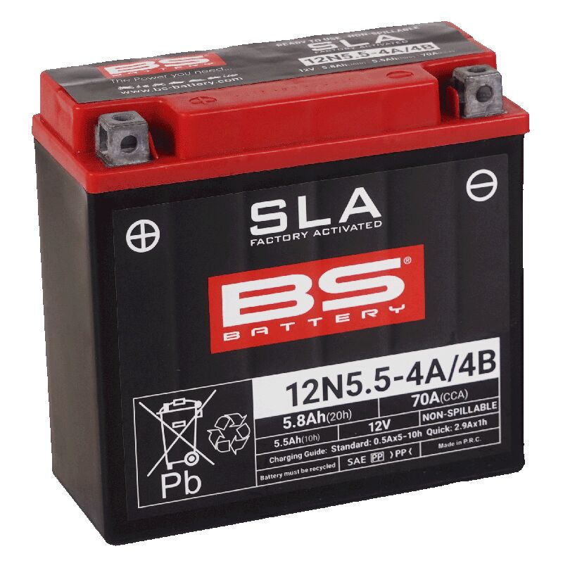 Bs Battery Battery Bs 12N5.5-4A/4B Battery Bs 12N5.5-4A/4B Sla
