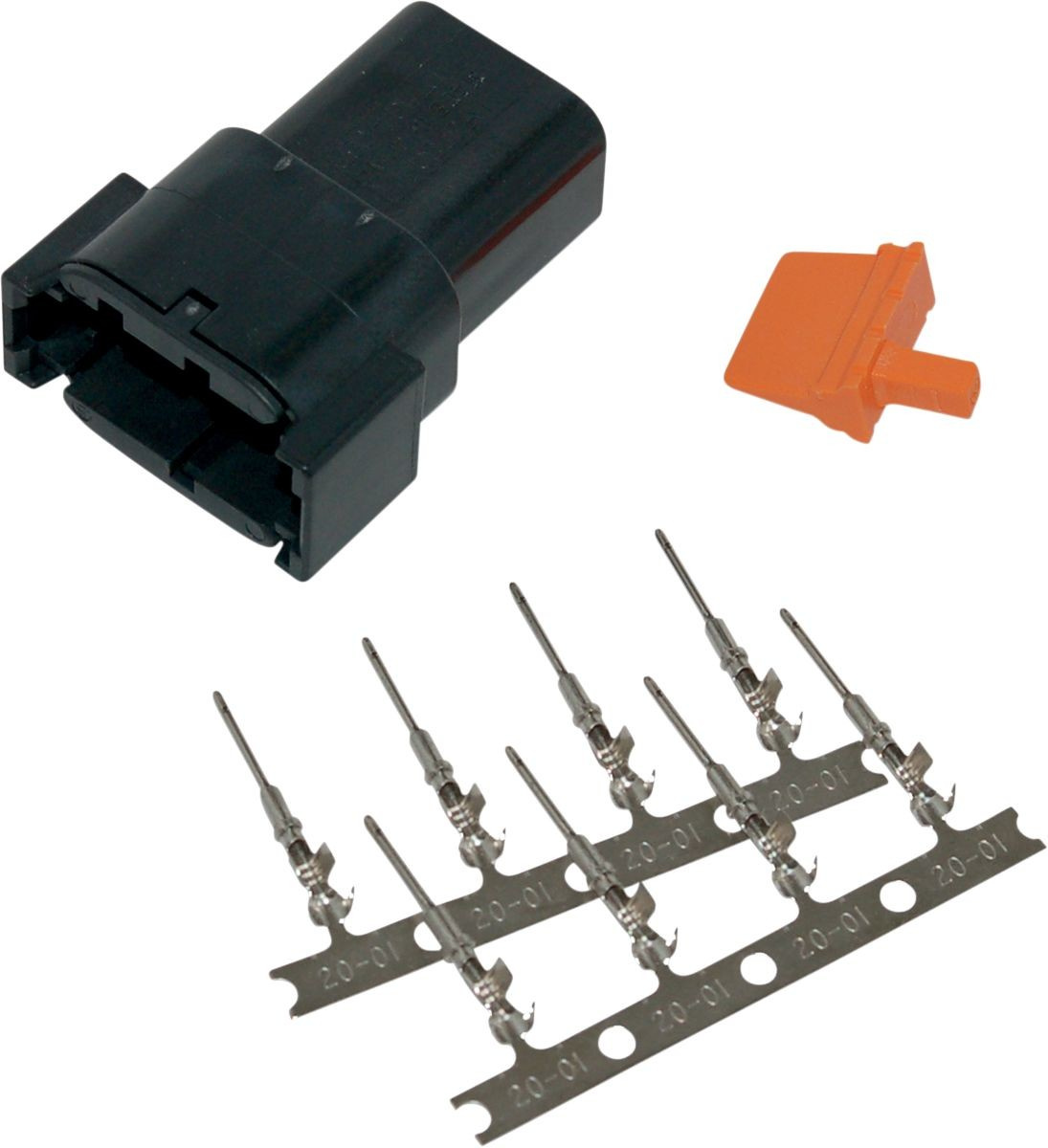 Namz Receptacle Deutsch Dtm 8-Pin Connector Kit Black Conn Kit 8Pos 74