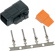 Namz Plug Deutsch Dtm 4-Socket Connector Kit Black Conn Kit 4Pos 74114
