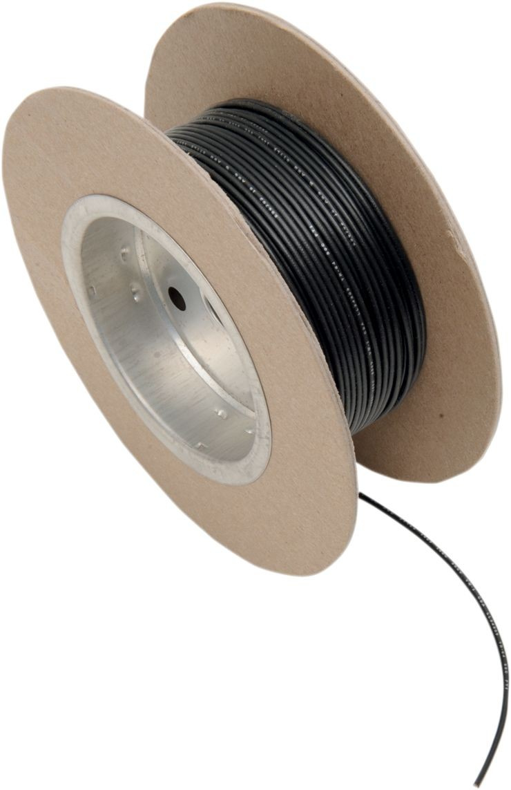 Namz Oem Color Wire 18 Gauge/100' (1Mm'/30M) Black Wire 18G 100' Black