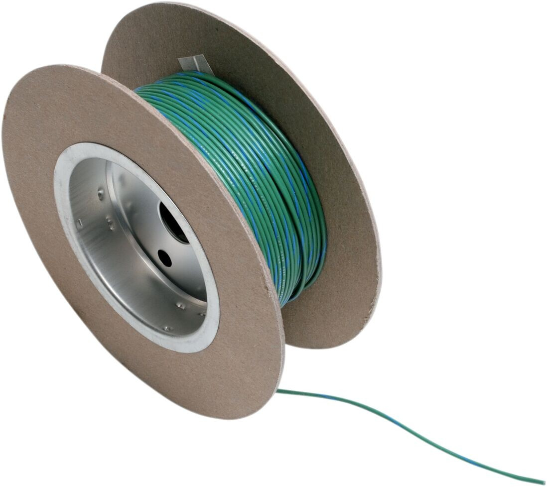 Namz Oem Color Wire 18 Gauge/100' (1Mm'/30M) Green/Blue Wire 18G 100'