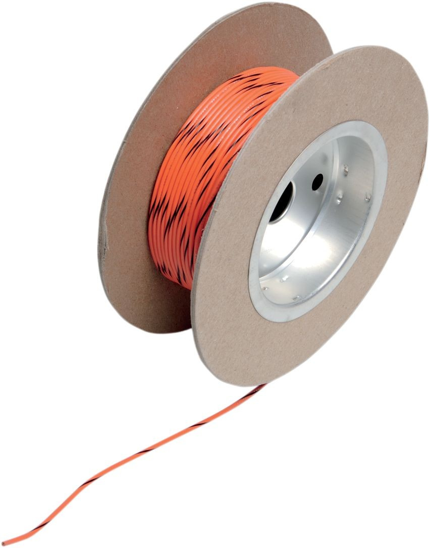Namz Oem Color Wire 18 Gauge/100' (1Mm'/30M) Orange/Black Wire 18G 100