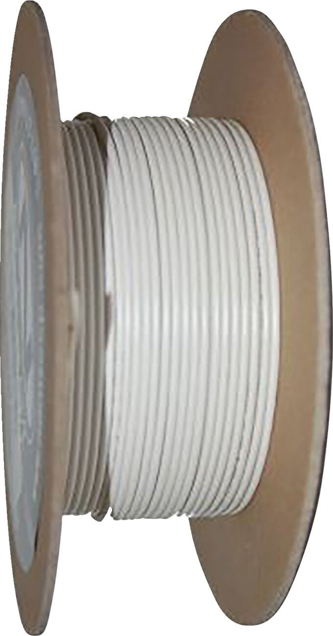 Namz Oem Color Wire 18 Gauge/100' (1Mm'/30M) White Wire 18G 100' White
