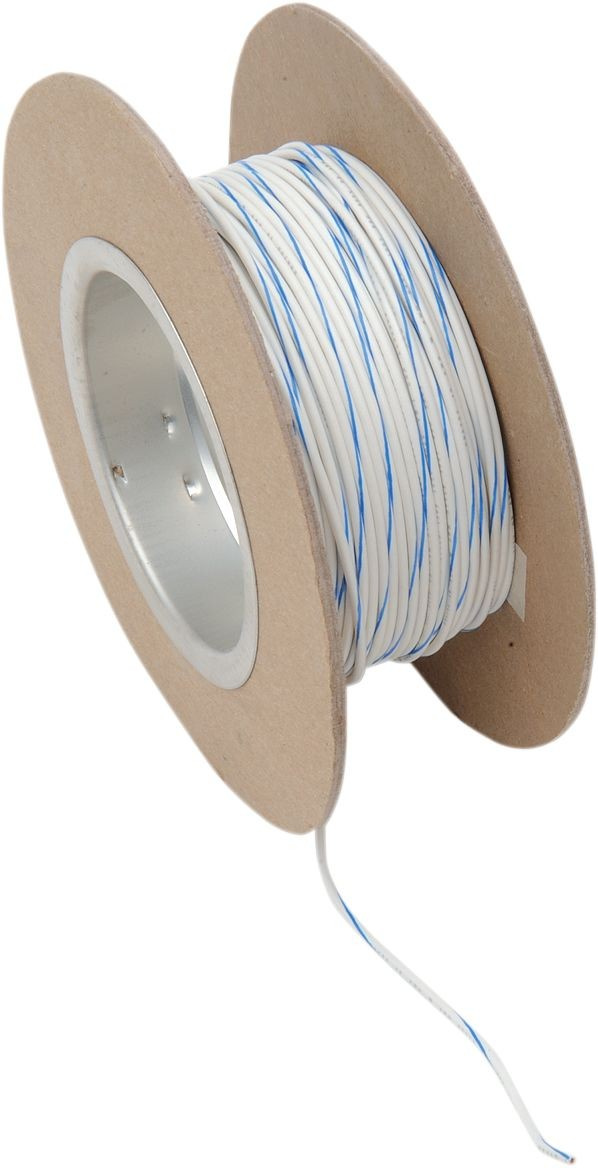Namz Oem Color Wire 18 Gauge/100' (1Mm'/30M) White/Blue Wire 18G 100'