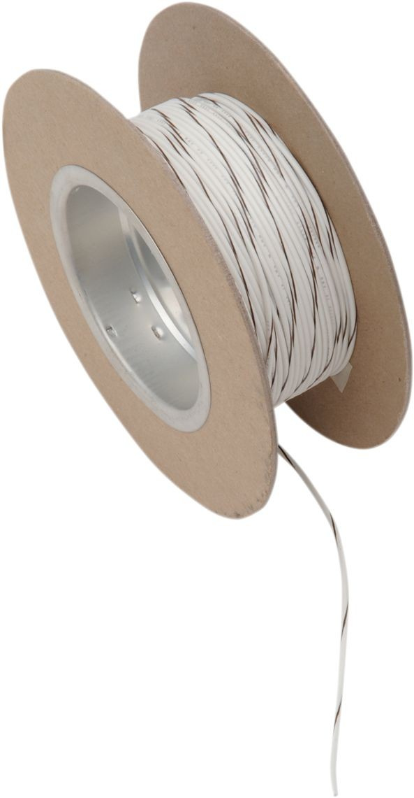 Namz Oem Color Wire 18 Gauge/100' (1Mm'/30M) White/Brown Wire 18G 100'