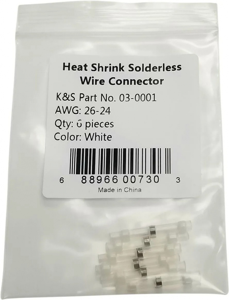 Wire Connector - Awg 26-24 White