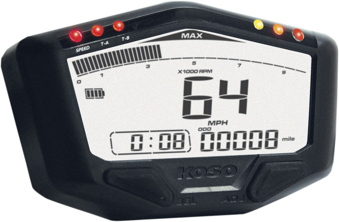 Koso North America Speedometer Db-02 Off-Road Abe Speedo/Tach Db-02