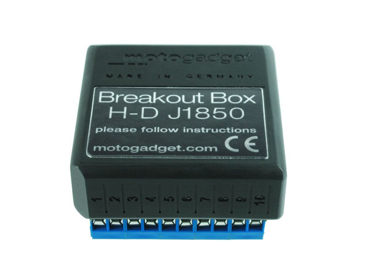 Motogadget Breakout Box Adapter Module  J1850 For Motoscope Pro Msp Br