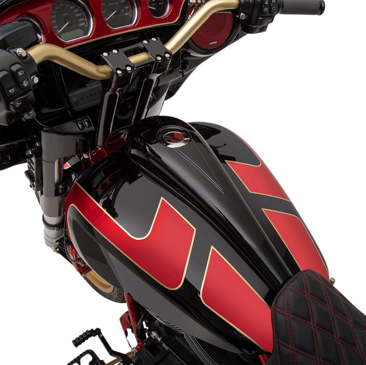 Paul Yaffe Bagger Nation Dash Kit For 6 Gallon Tank Steel Dash Flh 6 G