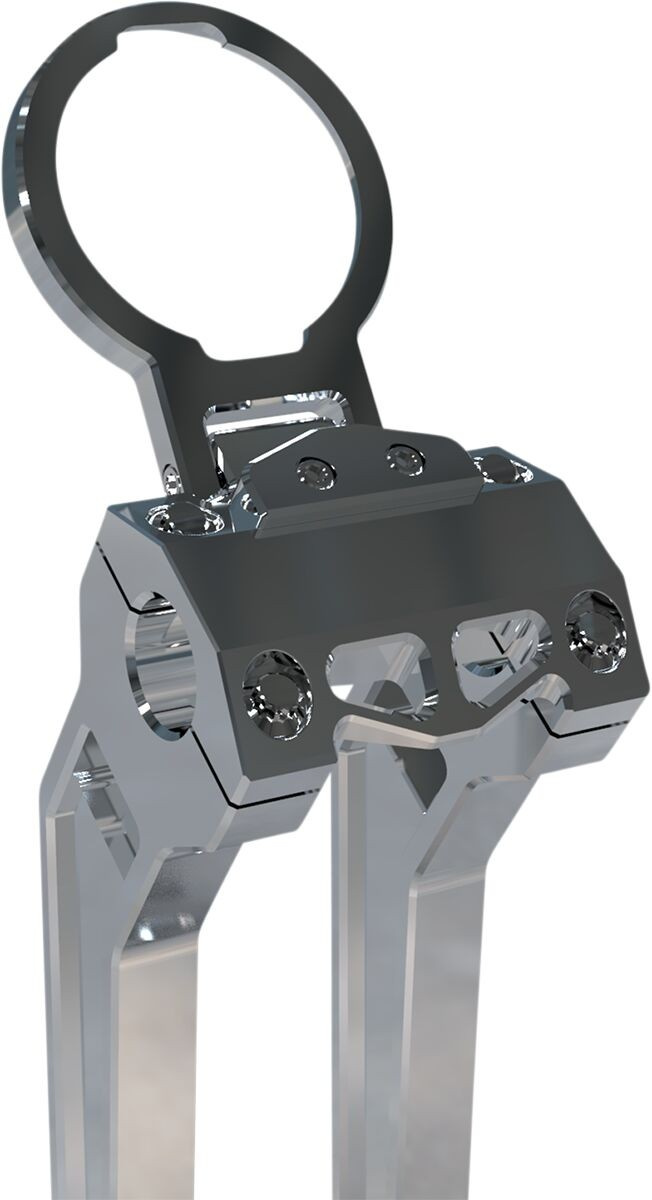 La Choppers Gauge Mnt Raw Dyna Sngl Gauge Mnt Raw Dyna Sngl