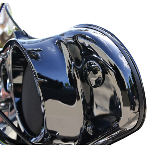 La Choppers Fairing Mirror Removal Plug Black Covers Mirror Mt Bk 96-1