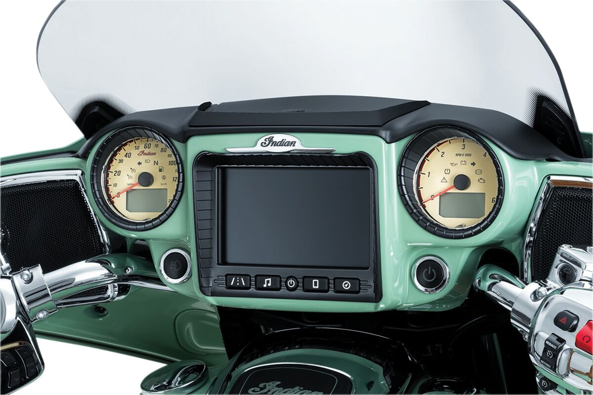 Kuryakyn Top Dash Accent Aztec Black Accent Dash Top Blk