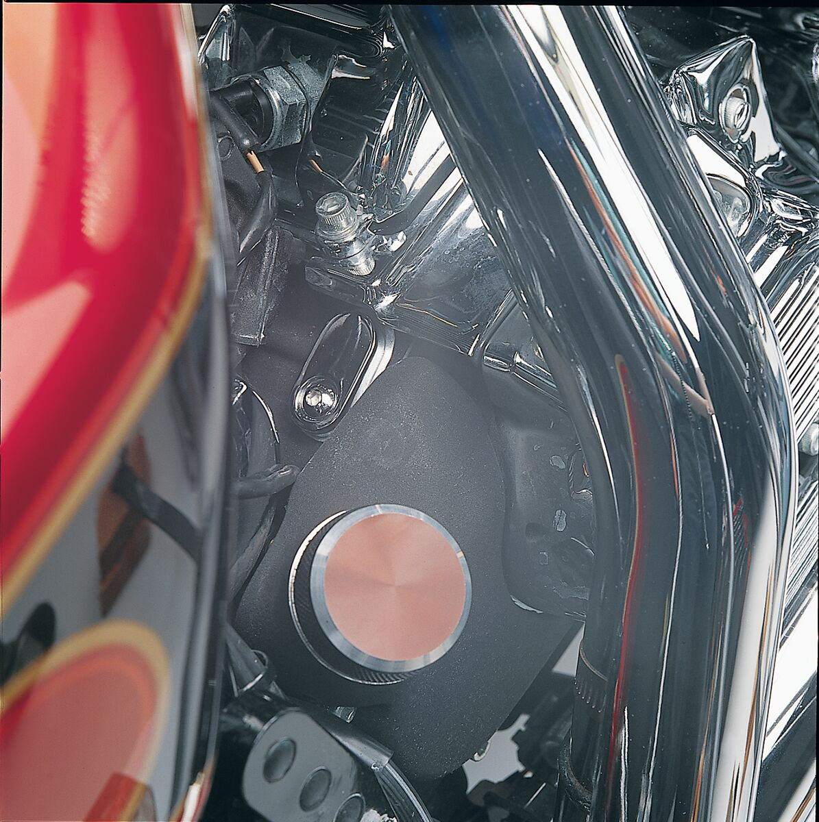 Drag Specialties Electronic Speed Sensor Hole Plug Elect Spedo Blk-Off