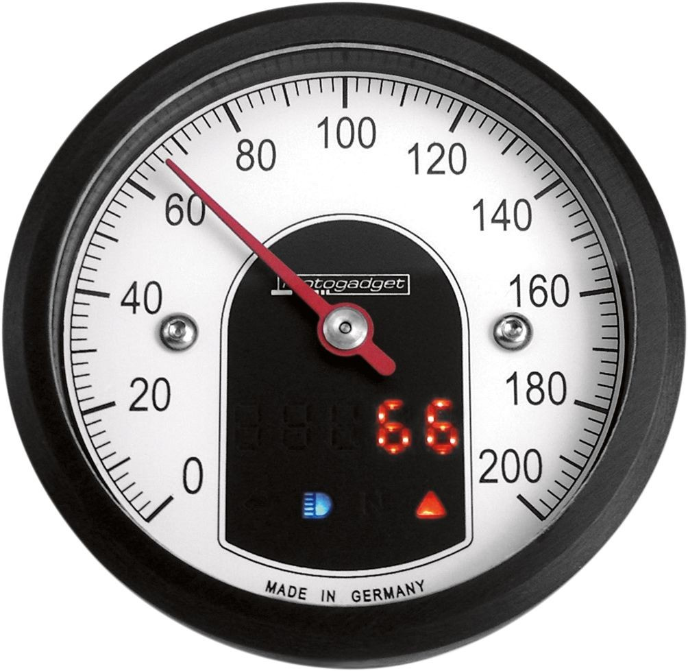 Motogadget Mo-Scope Tiny 49 Mm Analog Speedometer Black Mo-Scope 49Mm
