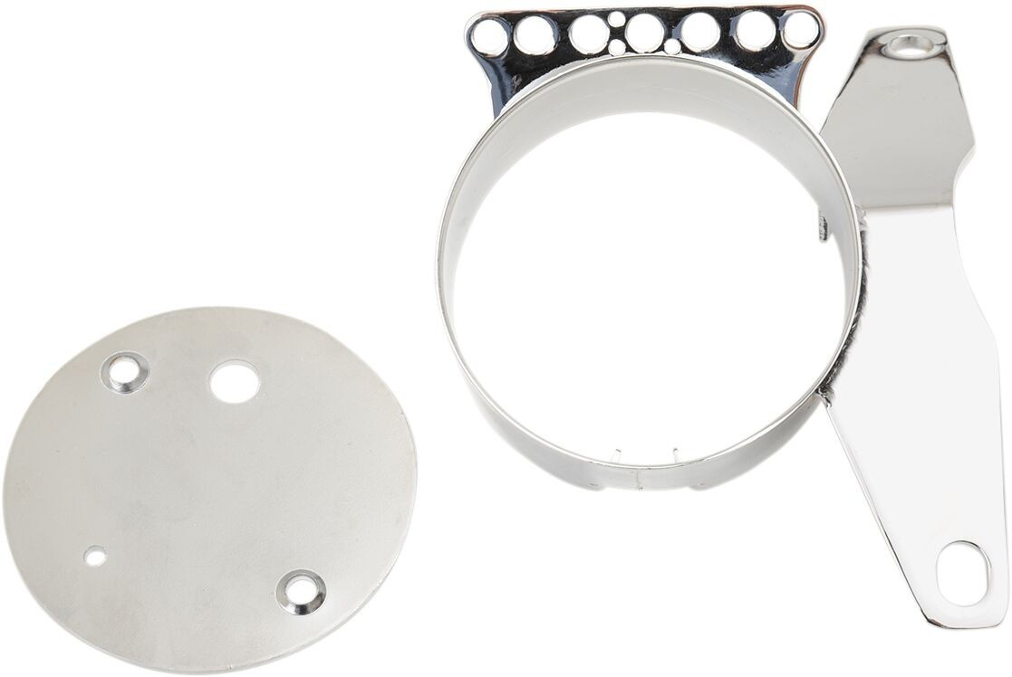 Drag Specialties Chrome Speedometer Relocation Bracket Mount Spdo 04-1