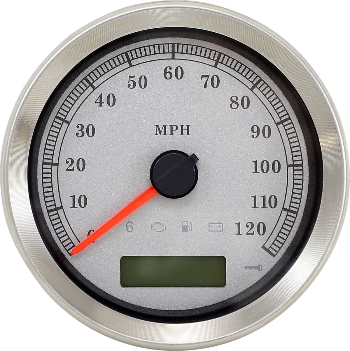 Drag Specialties Speedometer Slvr Mph Xl Speedometer Slv Mph 404-