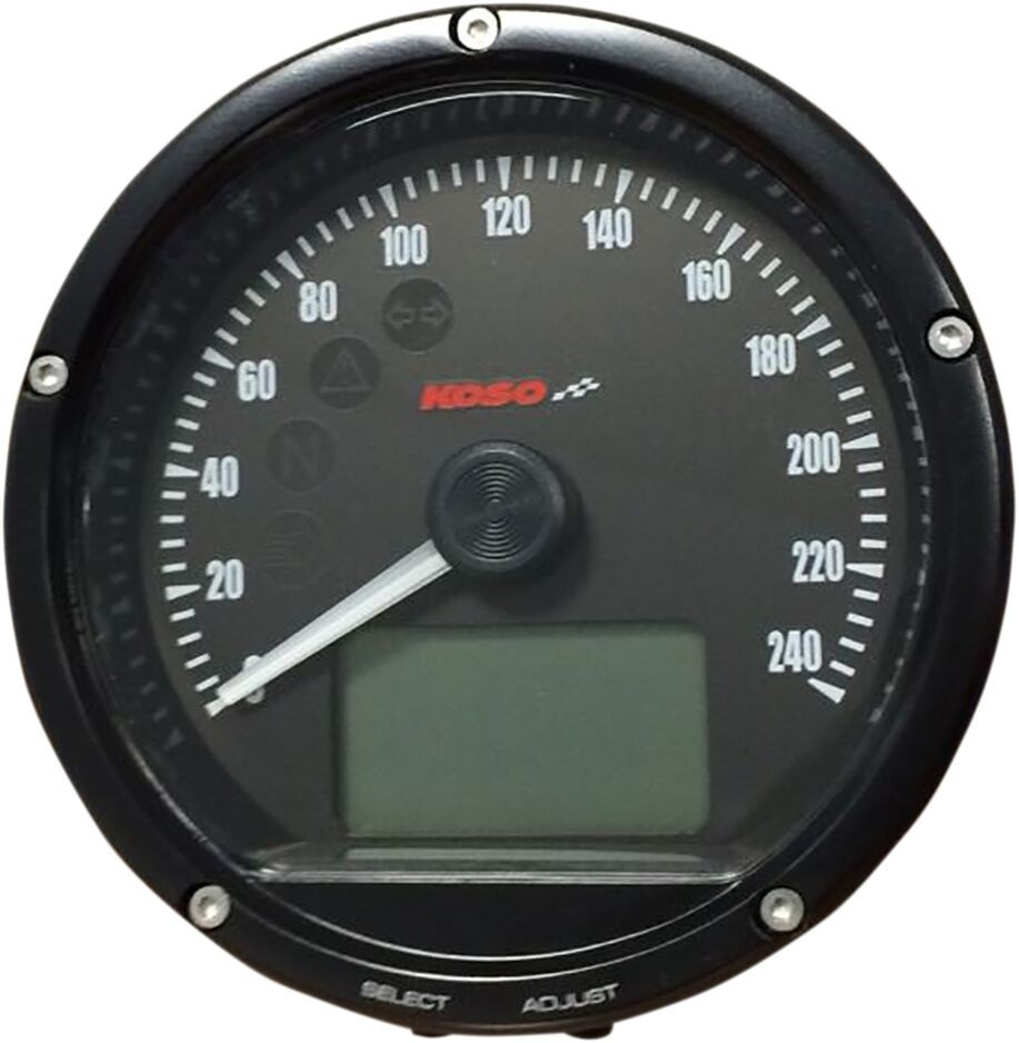 Koso North America D75 Speedometer Bk 0-240 D75 Speedometer Bk 0-240 K