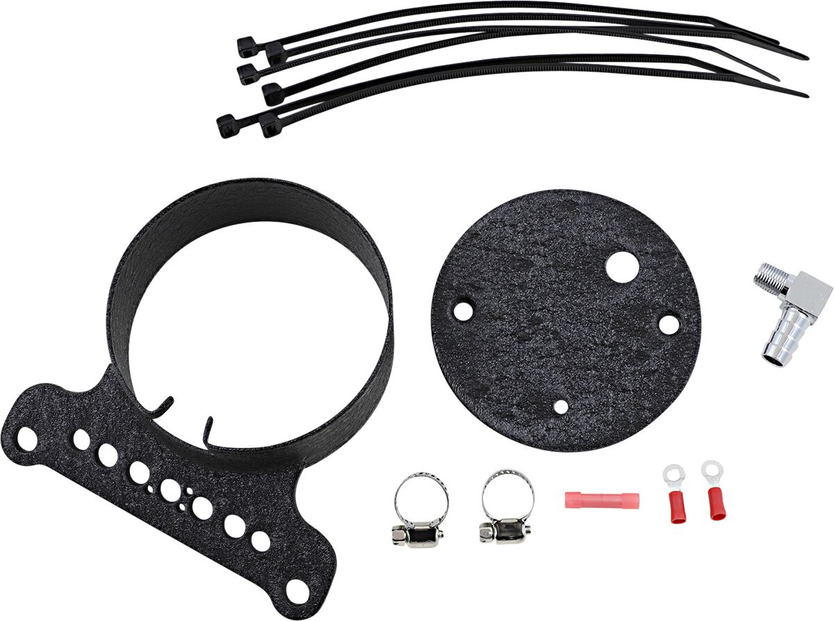 Drag Specialties Mount Gage Wrnkl B Single Mount Gage Wrnkl B Single