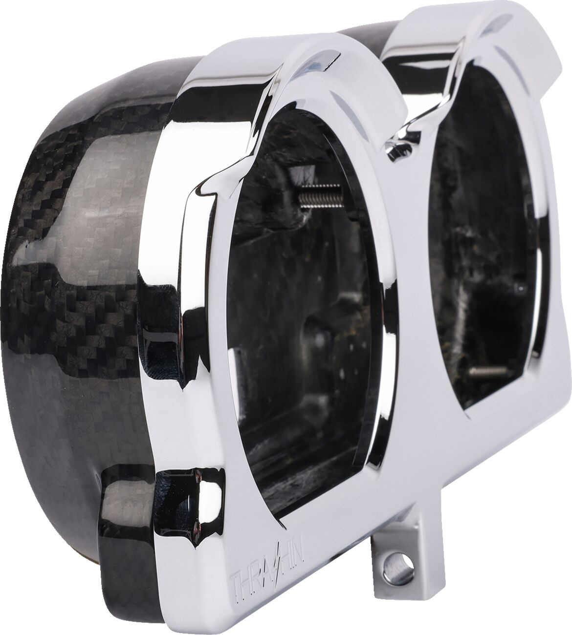 Thrashin Supply Co. Gauge Reloc Kt Fltr Chr Gauge Reloc Kt Fltr Chr